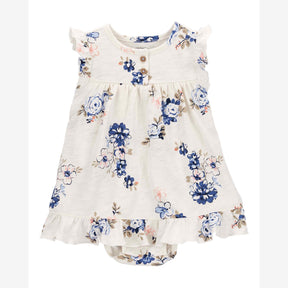 Vestido bebê evasê floral com casaco multicor | Carter's